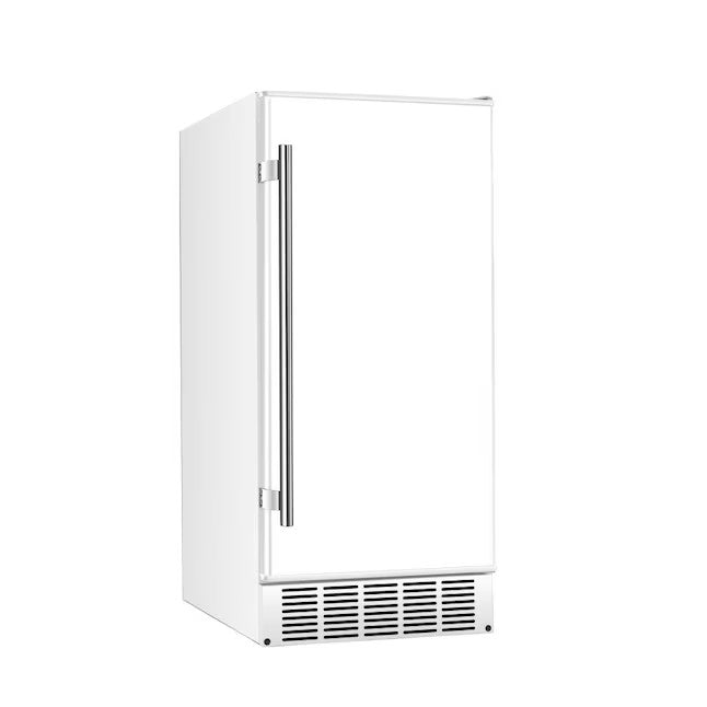 EdgeStar 25-lb Reversible Door Built-In Cubed Ice Maker (White)