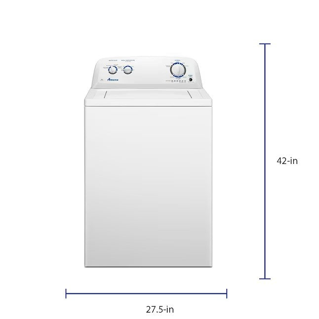 Amana 3.5-cu ft Agitator Top-Load Washer (White)