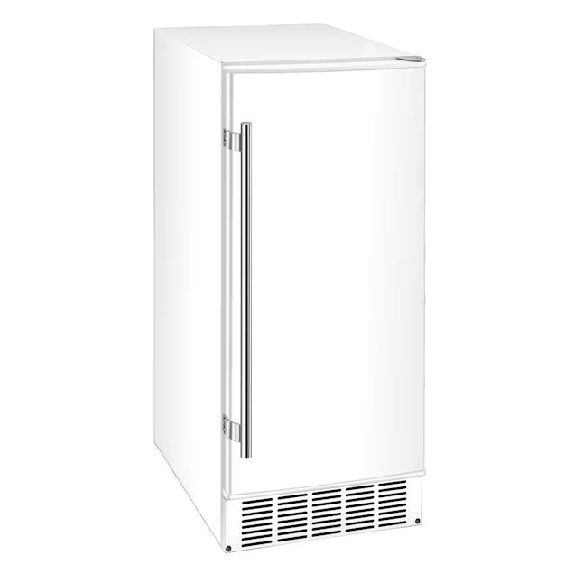 EdgeStar 25-lb Reversible Door Built-In Cubed Ice Maker (White)