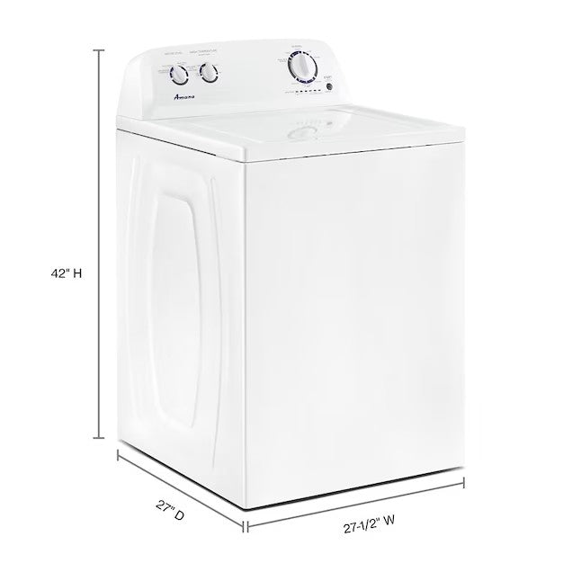 Amana 3.5-cu ft Agitator Top-Load Washer (White)